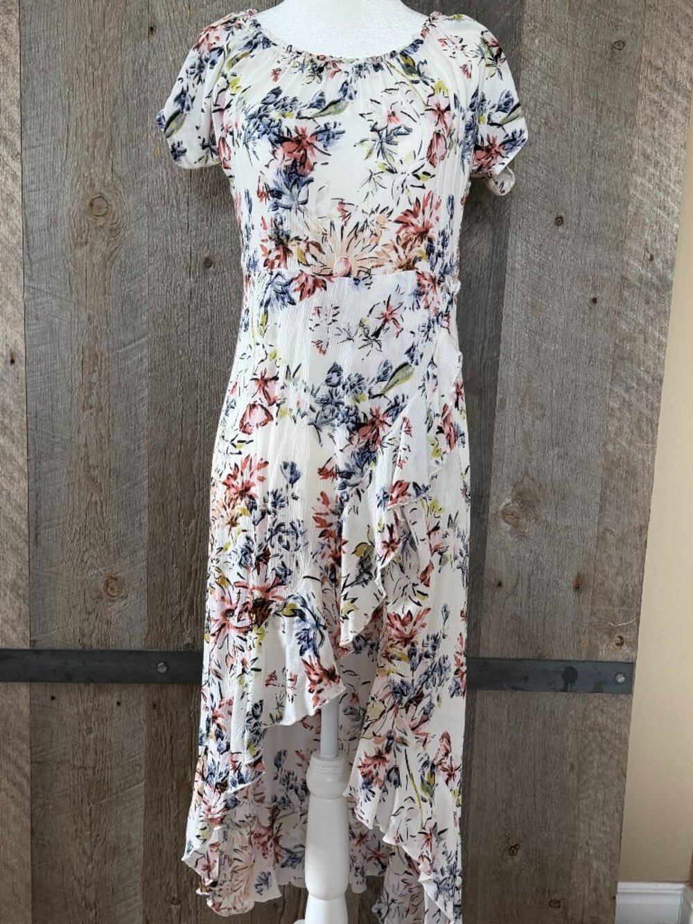 O'neill White Maxi Floral Dress XS
